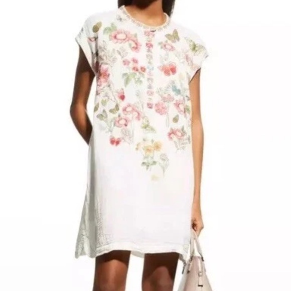 Johnny Was Dresses & Skirts - BIYA Johnny Was Annalise Embroidered Gauzy Dress
